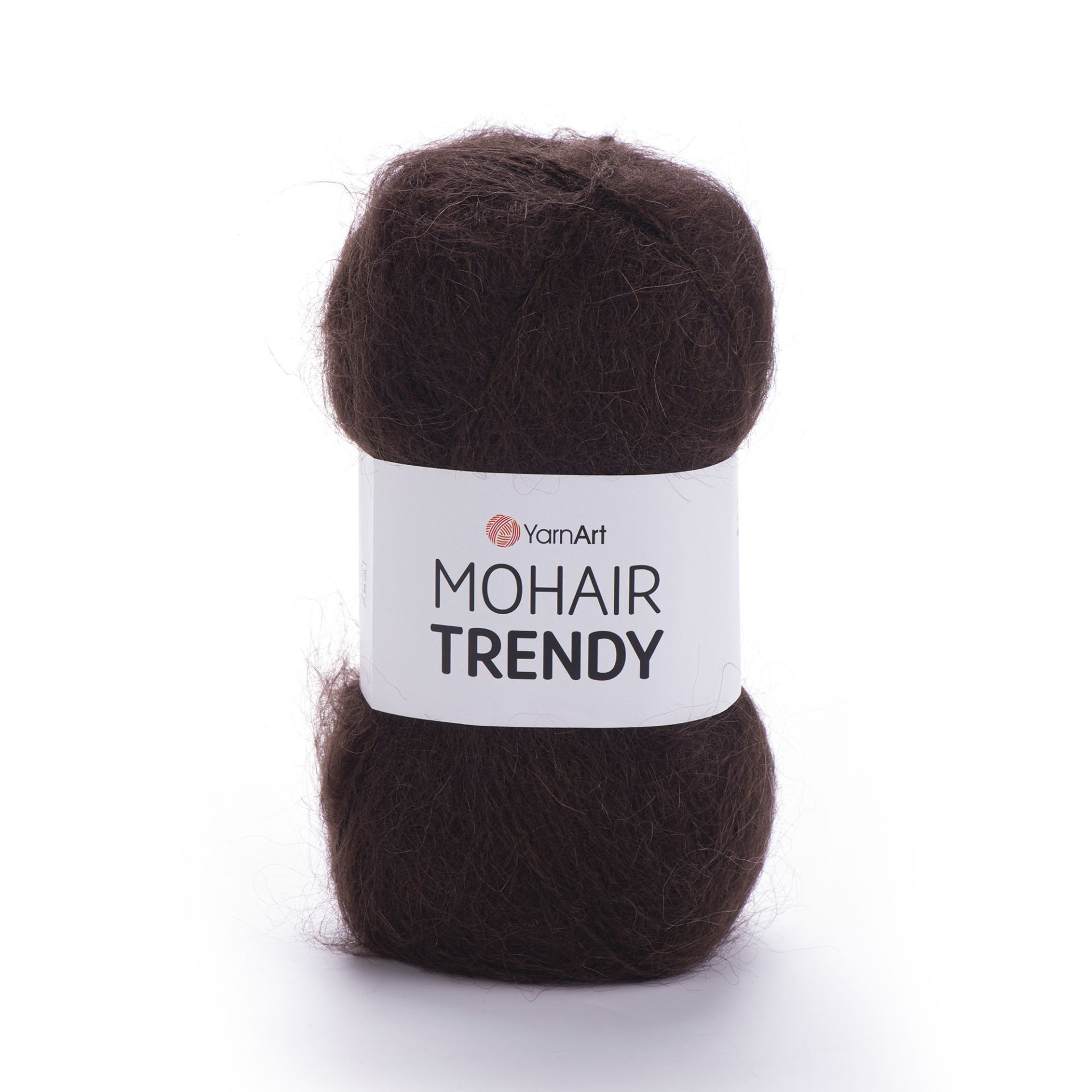 YARNART MOHAIR TRENDY - EL ÖRGÜ İPİ KAHVERENGİ - 123