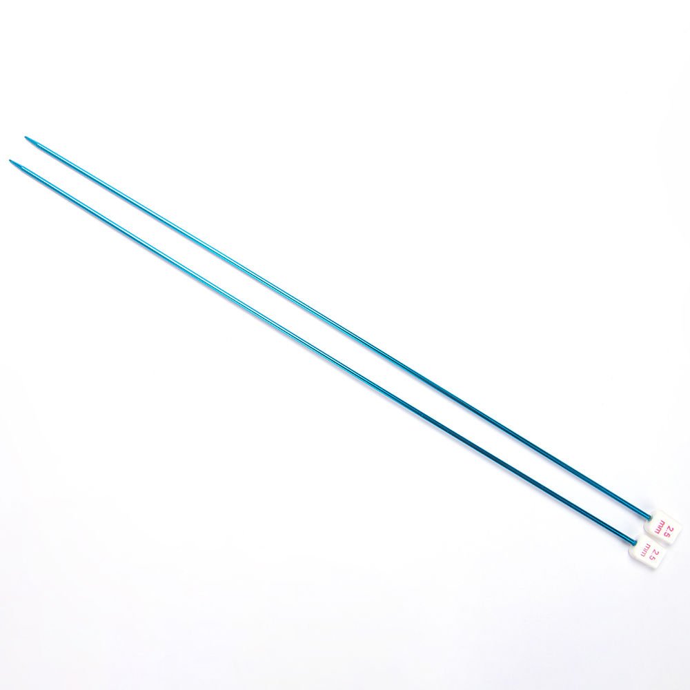 RENKLİ METALİZE ÖRGÜ ŞİŞİ 35 CM 2,5 MM