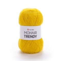 YARNART MOHAIR TRENDY - EL ÖRGÜ İPİ SARI - 136