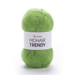 YARNART MOHAIR TRENDY - EL ÖRGÜ İPİ ÇİMEN YEŞİLİ - 137