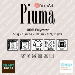 YARNART PIUMA - EL ÖRGÜ İPİ