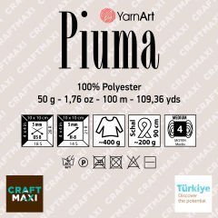 YARNART PIUMA - EL ÖRGÜ İPİ