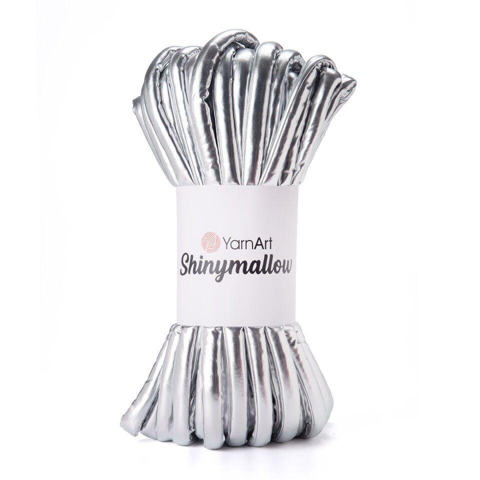 YARNART SHINYMALLOW - EL ÖRGÜ İPİ GÜMÜŞ - 5401