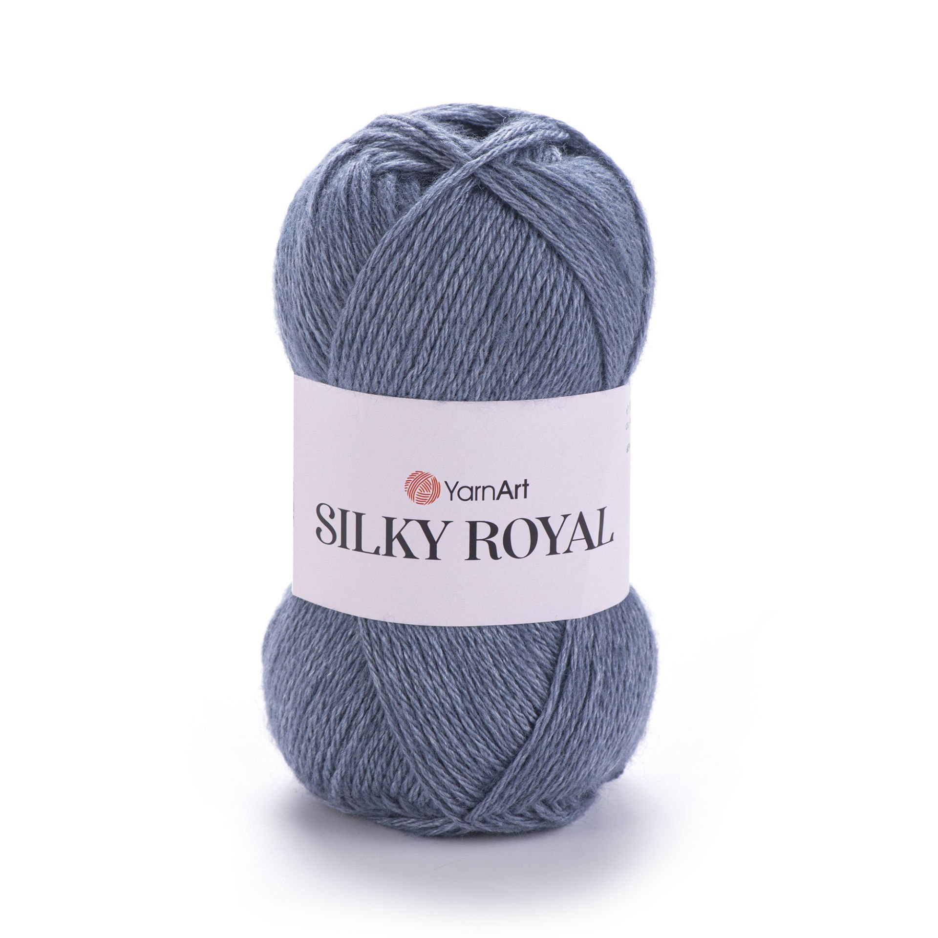 YARNART SILKY ROYAL - EL ÖRGÜ İPİ GRİ-MAVİ - 431