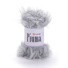 YARNART PIUMA - EL ÖRGÜ İPİ GRİ - 4406