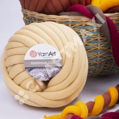 YARNART MARSHMALLOW - DÜĞÜM YASTIK İPİ GÜL KURUSU - 906