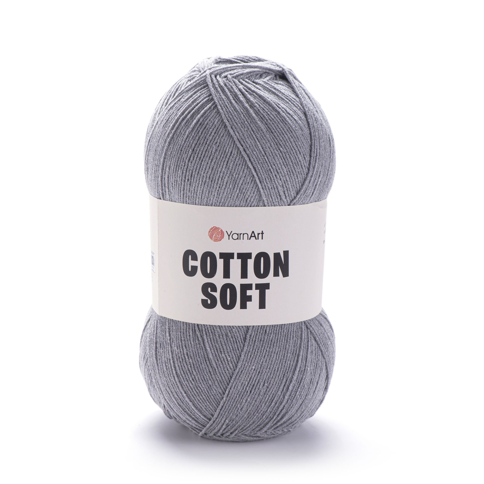 YARNART COTTON SOFT - EL ÖRGÜ İPİ GRİ - 46
