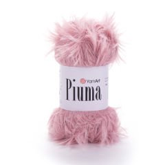 YARNART PIUMA - EL ÖRGÜ İPİ PEMBE - 4413