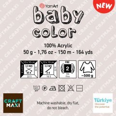 YARNART BABY COLOR NEW - EL ÖRGÜ İPİ
