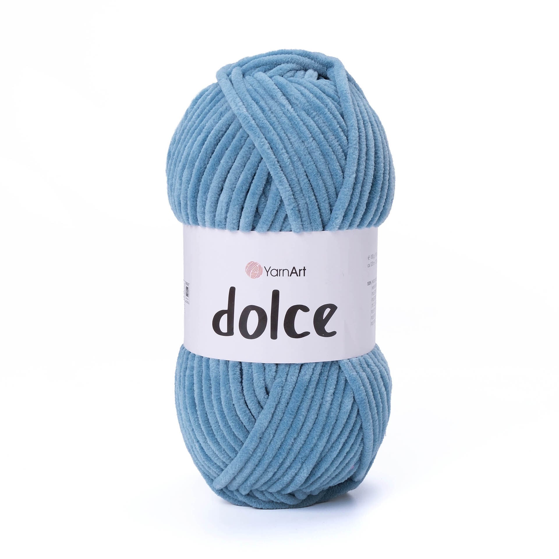 YARNART DOLCE - KADİFE EL ÖRGÜ İPİ MAVİ - 861