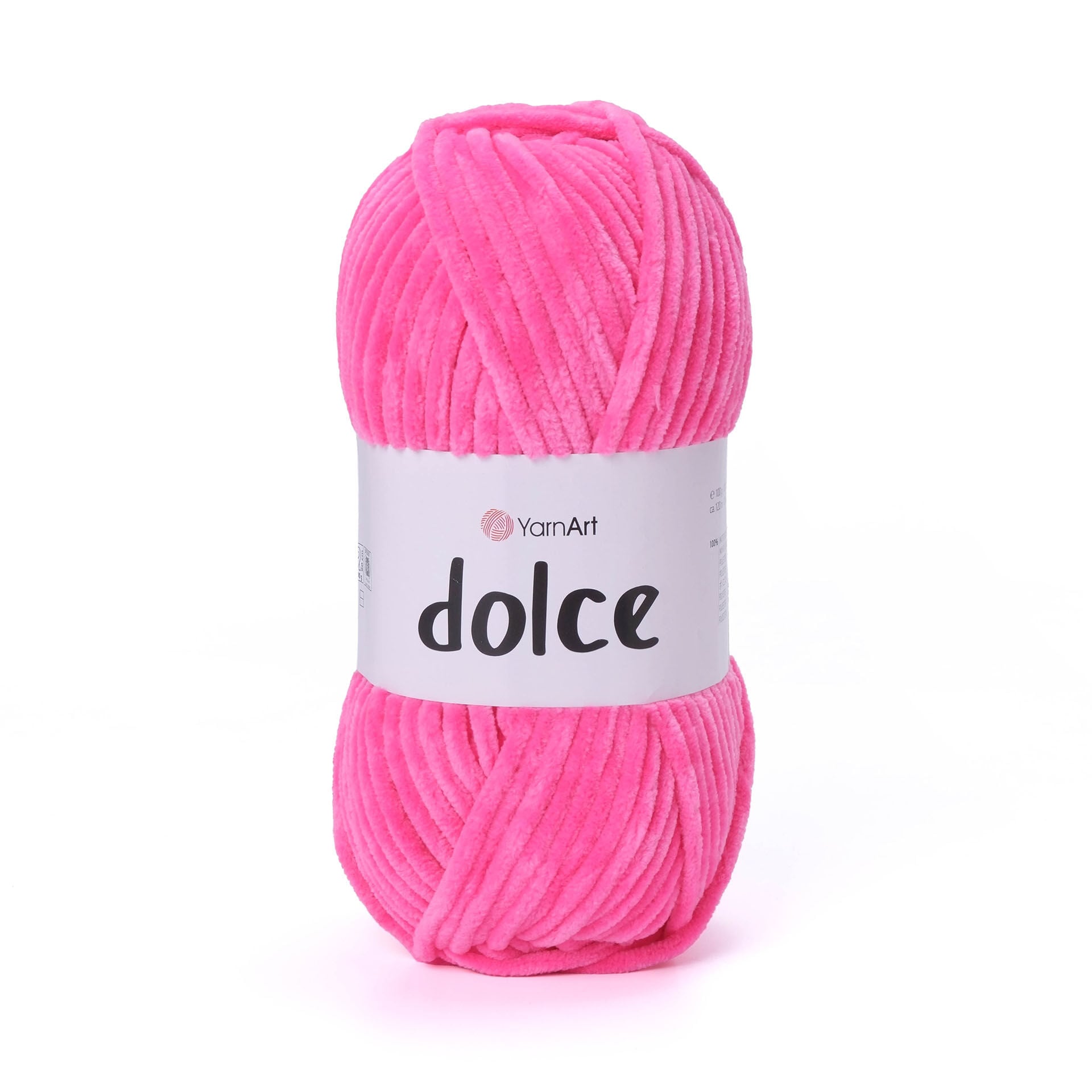 YARNART DOLCE - KADİFE EL ÖRGÜ İPİ PEMBE - 862