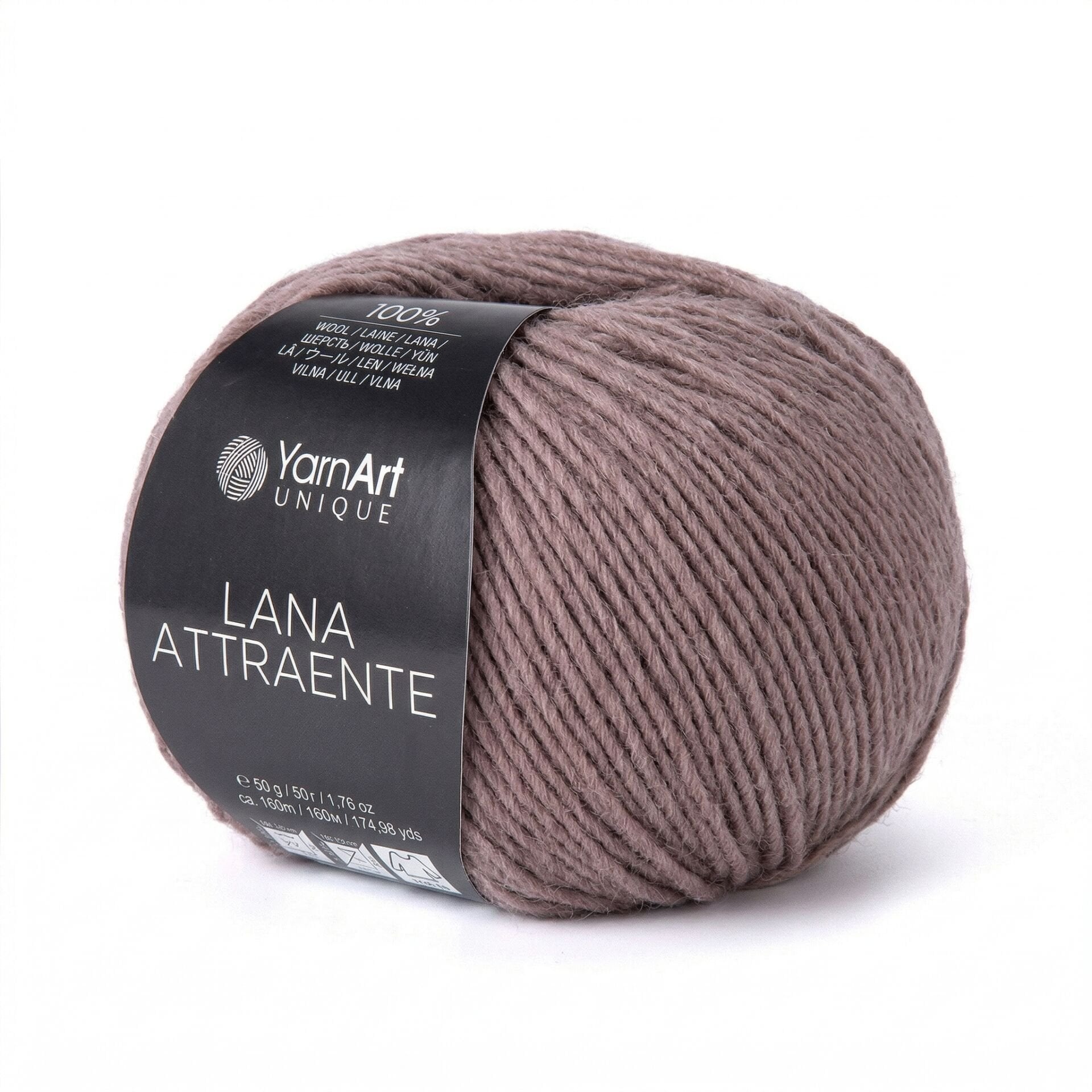 YARNART LANA ATTRAENTE - ÖRGÜ İPİ KAHVERENGİ - 6606