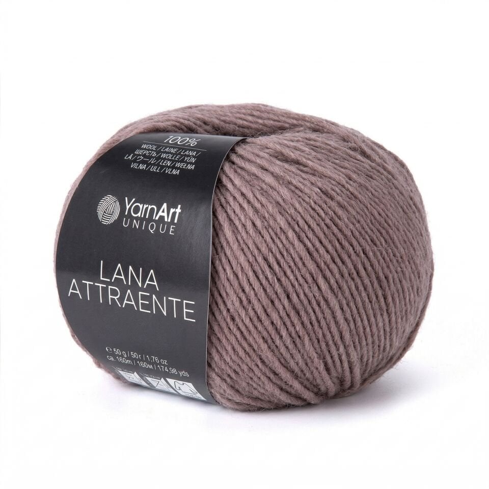 YARNART LANA ATTRAENTE - ÖRGÜ İPİ KAHVERENGİ - 6606