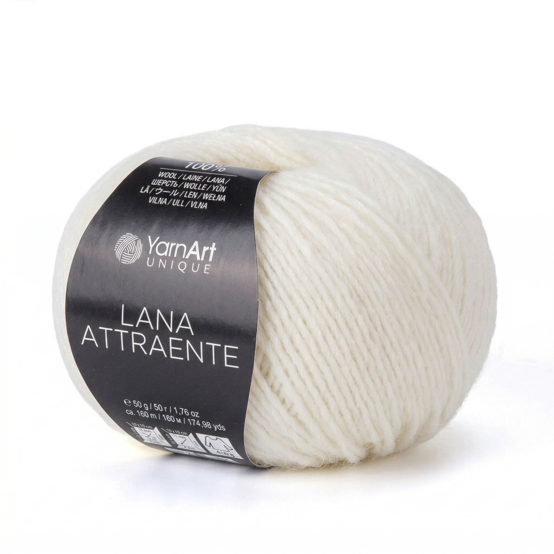 YARNART LANA ATTRAENTE - ÖRGÜ İPİ KIRIK BEYAZ - 6601
