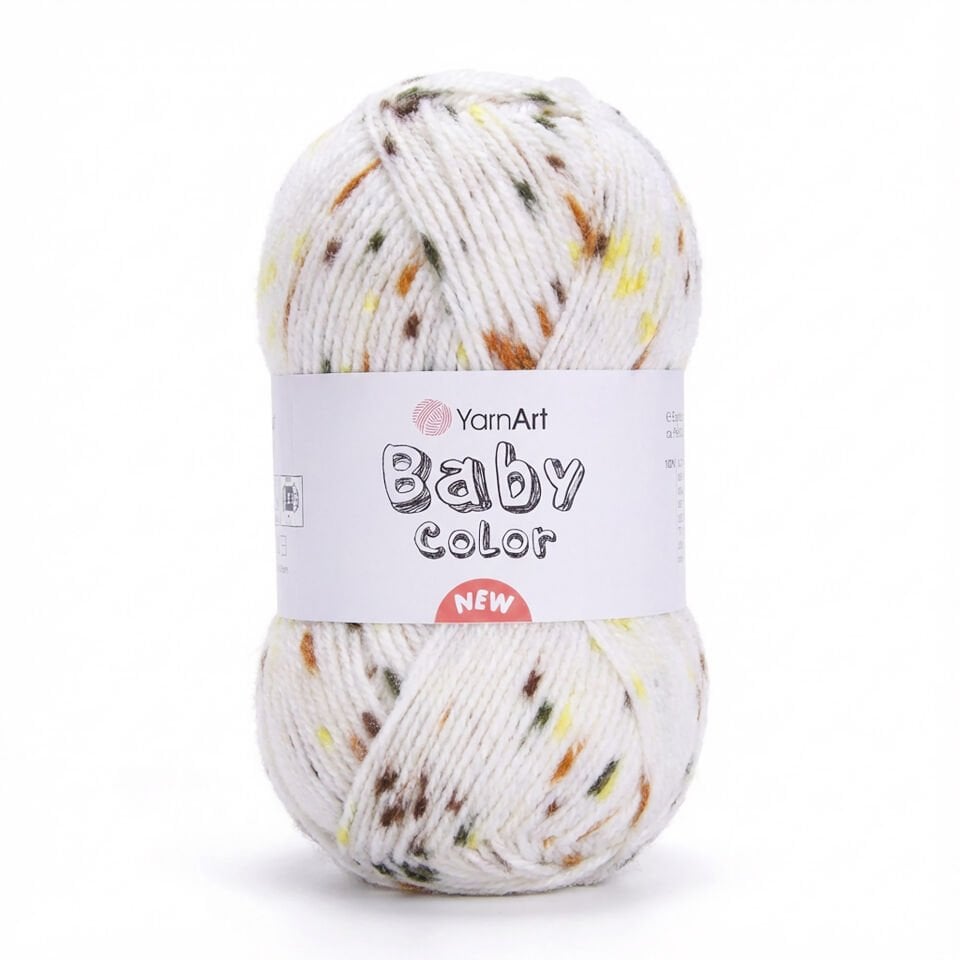 YARNART BABY COLOR NEW - EL ÖRGÜ İPİ EBRULİ - 206