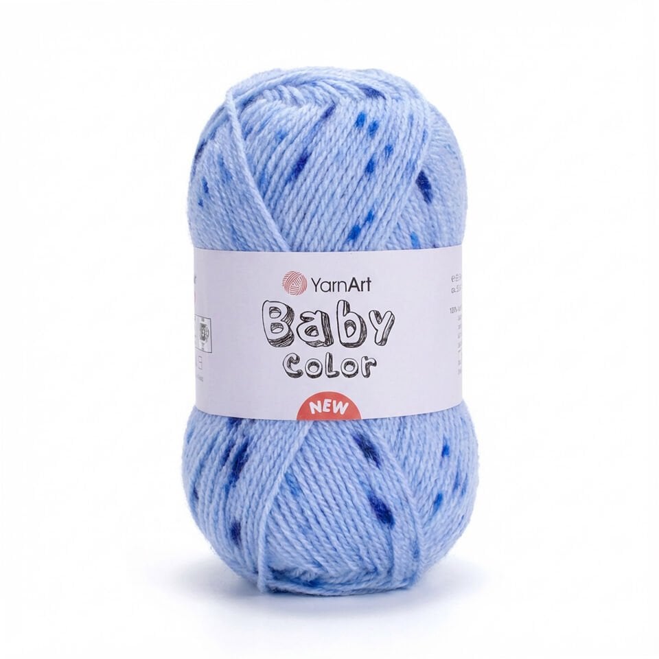 YARNART BABY COLOR NEW - EL ÖRGÜ İPİ EBRULİ - 207