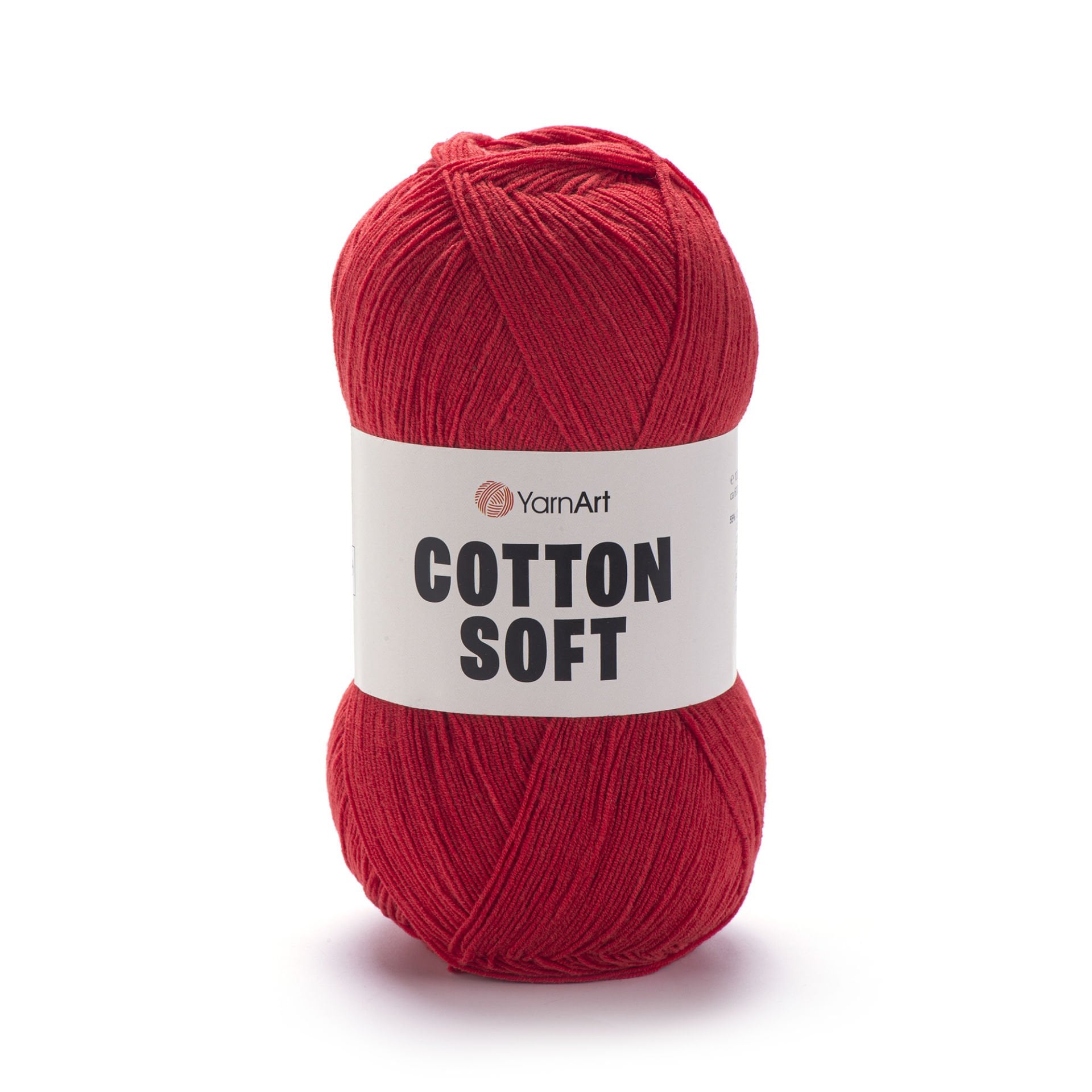YARNART COTTON SOFT - EL ÖRGÜ İPİ KIRMIZI - 90