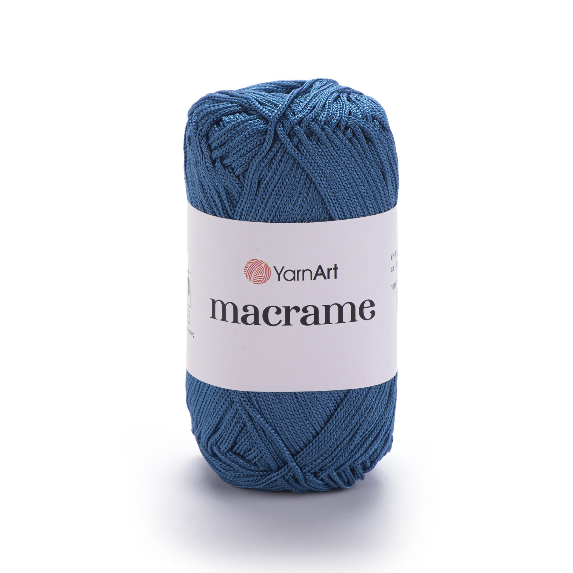 YARNART MACRAME - MAKROME EL ÖRGÜ İPİ MAVİ - 169