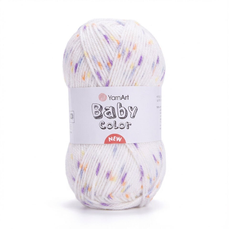 YARNART BABY COLOR NEW - EL ÖRGÜ İPİ EBRULİ - 217