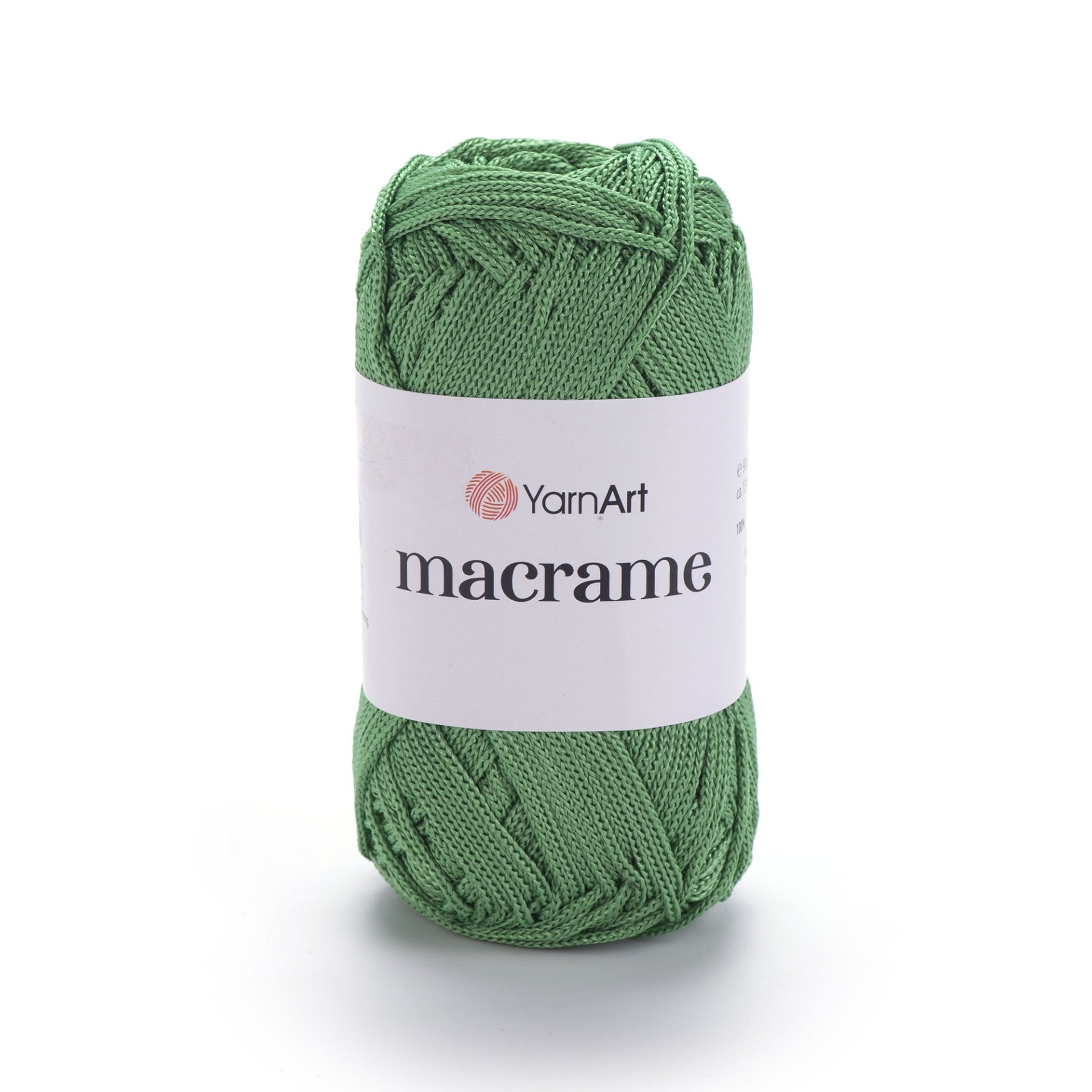 YARNART MACRAME - MAKROME EL ÖRGÜ İPİ YEŞİL - 173