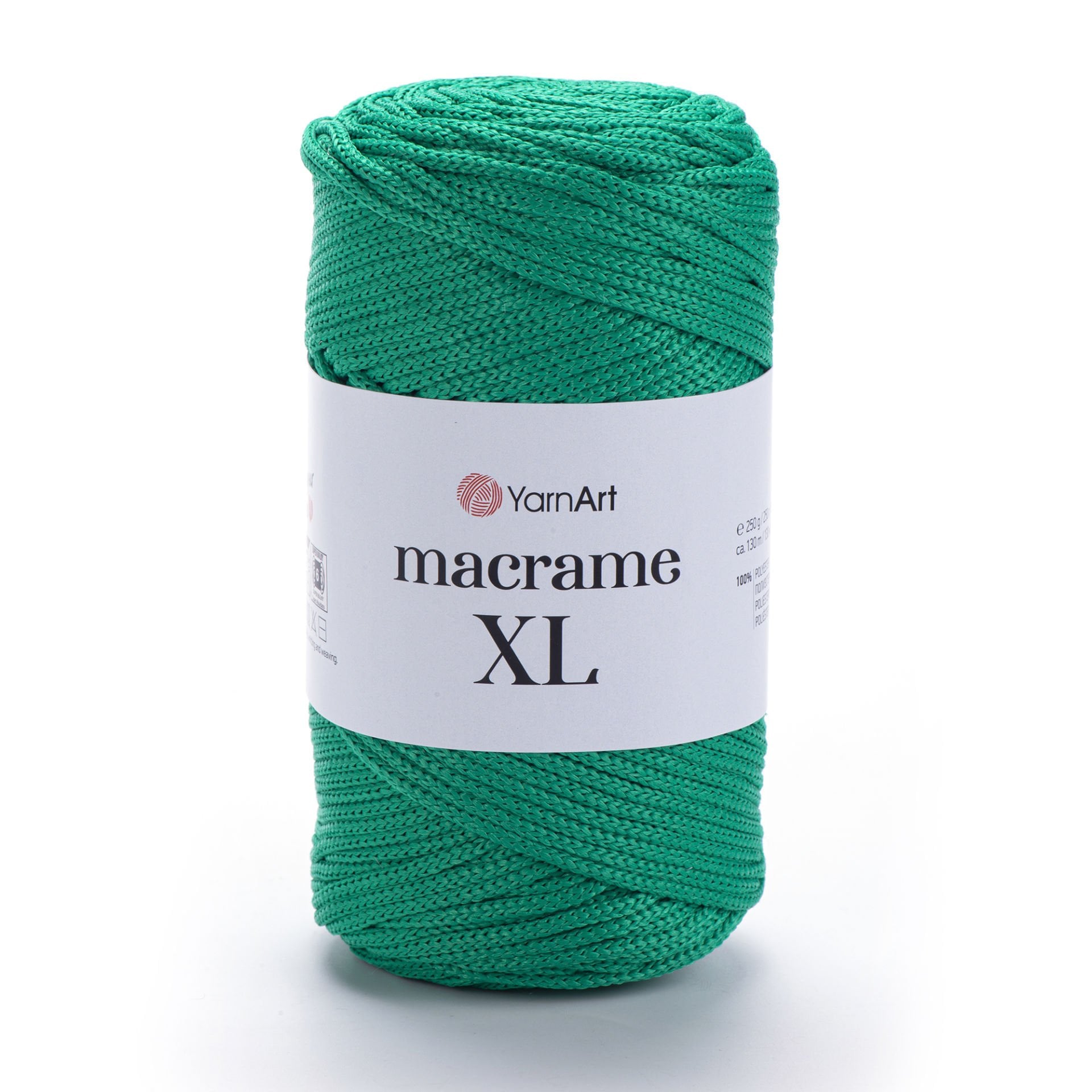 YARNART MACRAME XL - MAKROME EL ÖRGÜ İPİ YEŞİL - 168