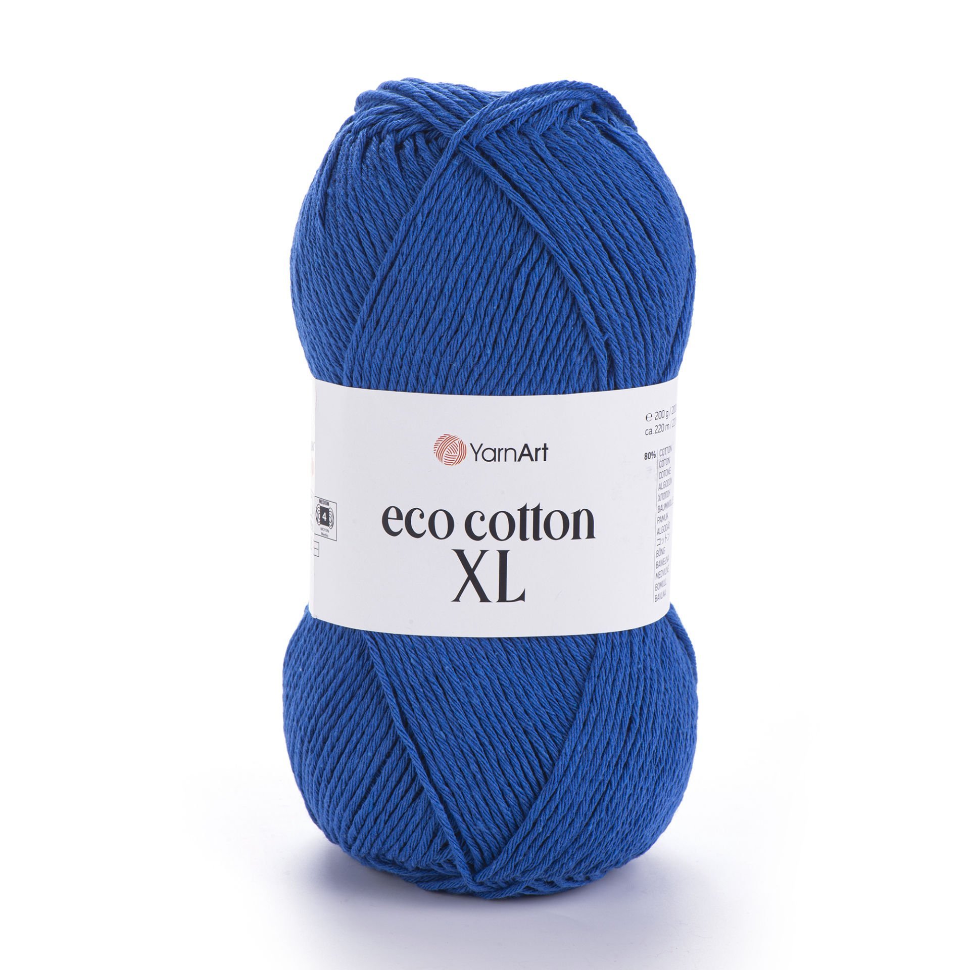 YARNART ECO COTTON XL - EL ÖRGÜ İPİ ÇİVİT MAVİSİ - 774