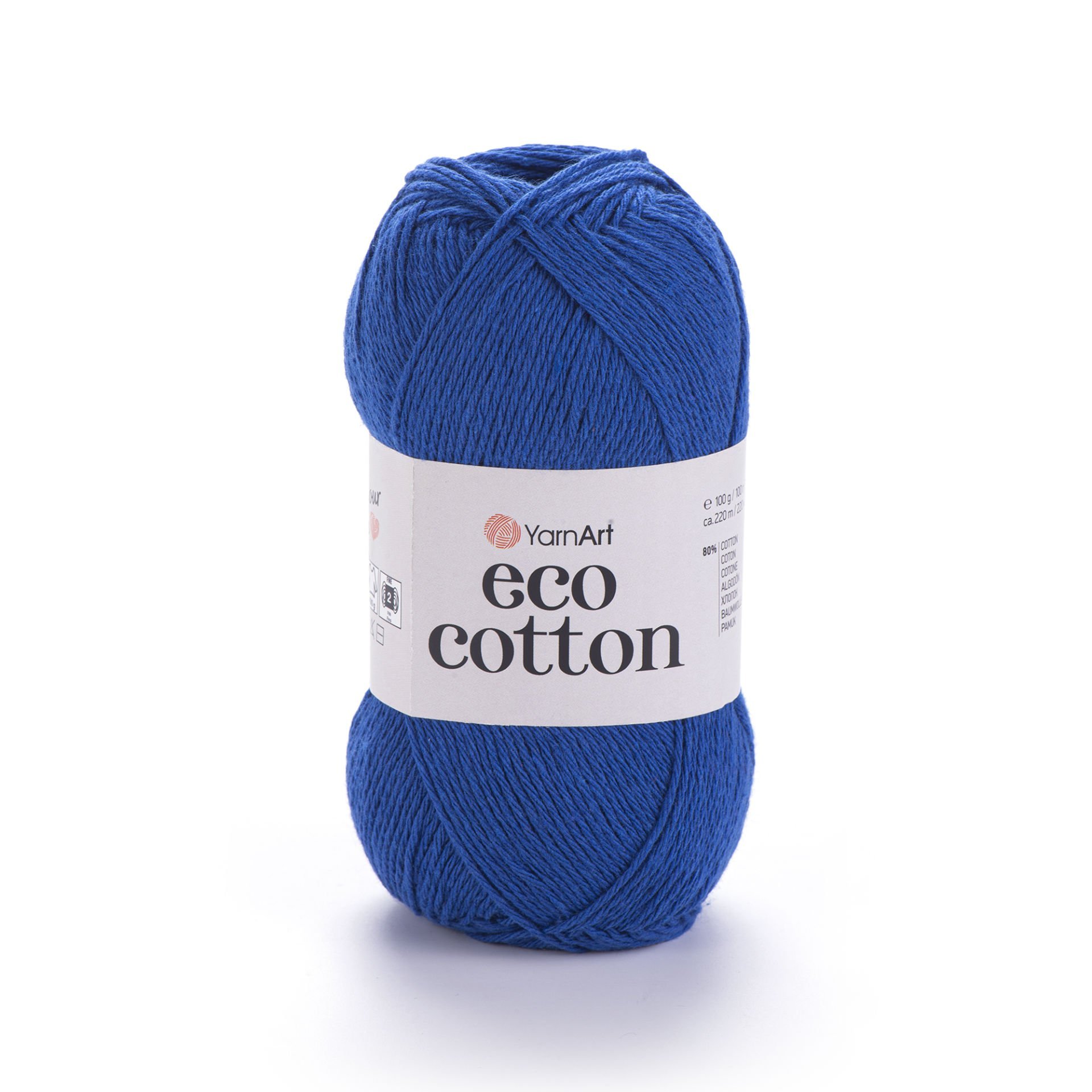 YARNART ECO COTTON - EL ÖRGÜ İPİ ÇİVİT MAVİSİ - 774