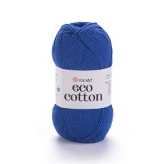 YARNART ECO COTTON - EL ÖRGÜ İPİ ÇİVİT MAVİSİ - 774