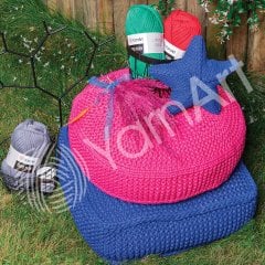 YARNART CORD YARN - AKSESUAR EL ÖRGÜ İPİ KOT MAVİSİ - 761