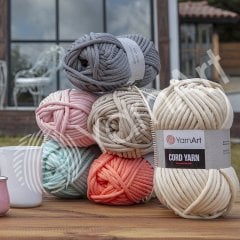 YARNART CORD YARN - AKSESUAR EL ÖRGÜ İPİ ANTRASİT - 758
