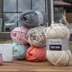 YARNART CORD YARN - AKSESUAR EL ÖRGÜ İPİ KOYU SARI - 764