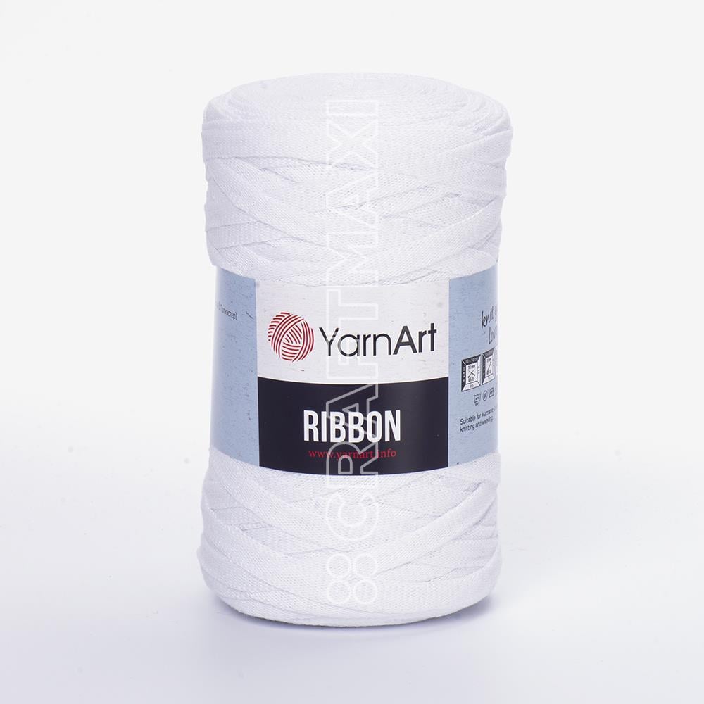 YARNART RIBBON - AKSESUAR EL ÖRGÜ İPİ BEYAZ - 751