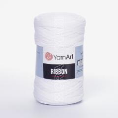YARNART RIBBON - AKSESUAR EL ÖRGÜ İPİ BEYAZ - 751