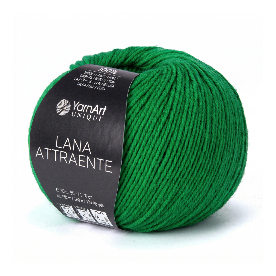 YARNART LANA ATTRAENTE - ÖRGÜ İPİ YEŞİL - 6661