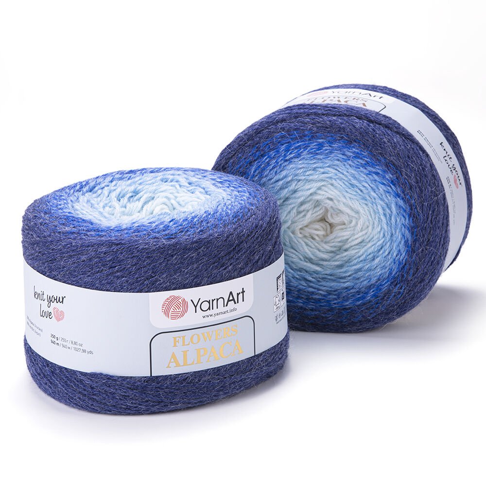 YARNART FLOWERS ALPACA - EBRULİ EL ÖRGÜ İPİ EBRULİ - 409