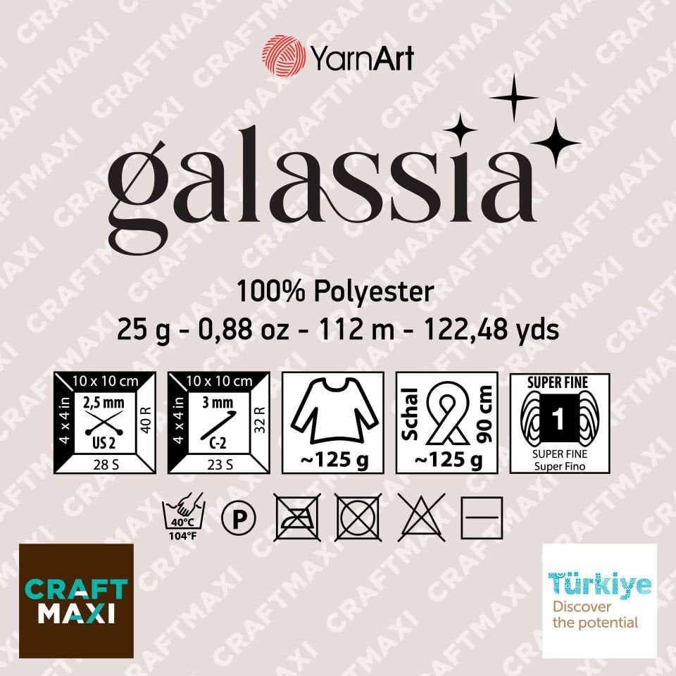 YARNART GALASSIA - EL ÖRGÜ İPİ