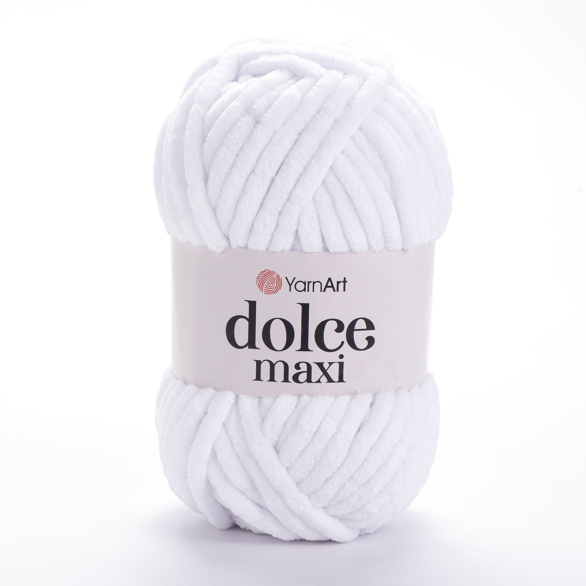 YARNART DOLCE MAXI - KADİFE EL ÖRGÜ İPİ BEYAZ - 741
