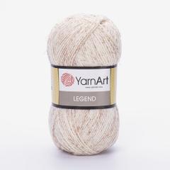 YARNART LEGEND - KIRÇILLI EL ÖRGÜ İPİ KIRÇILLI KREM - 8783