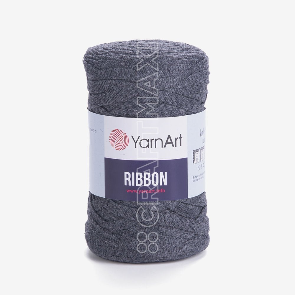 YARNART RIBBON - AKSESUAR EL ÖRGÜ İPİ KOYU GRİ - 758