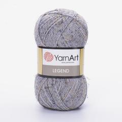 YARNART LEGEND - KIRÇILLI EL ÖRGÜ İPİ KIRÇILLI KOYU GRİ - 8822