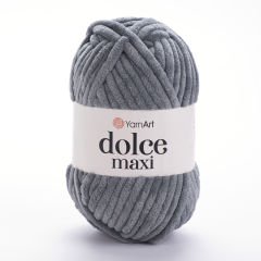 YARNART DOLCE MAXI - KADİFE EL ÖRGÜ İPİ GRİ - 760