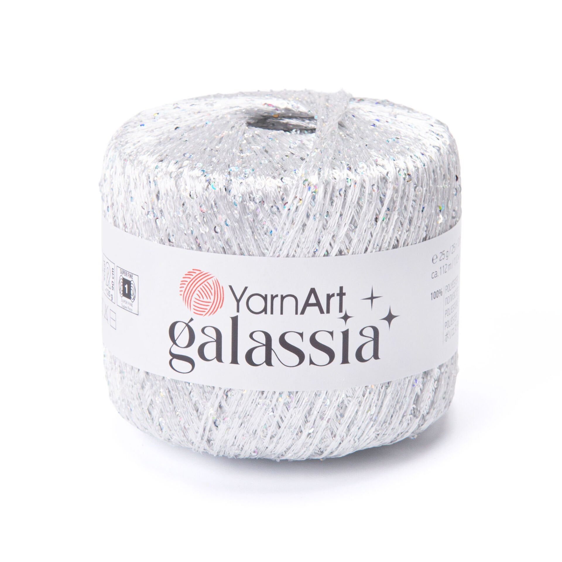 YARNART GALASSIA - EL ÖRGÜ İPİ BEYAZ - 5826