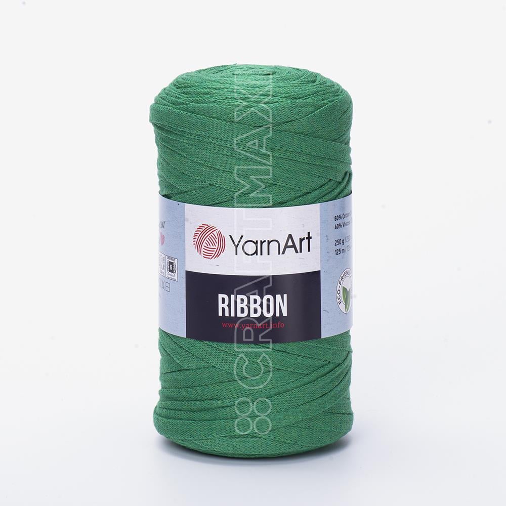 YARNART RIBBON - AKSESUAR EL ÖRGÜ İPİ YEŞİL - 759