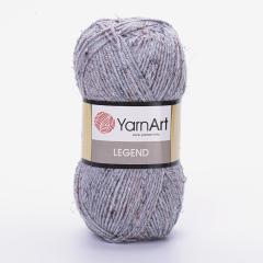 YARNART LEGEND - KIRÇILLI EL ÖRGÜ İPİ KIRÇILLI GRİ - 8801