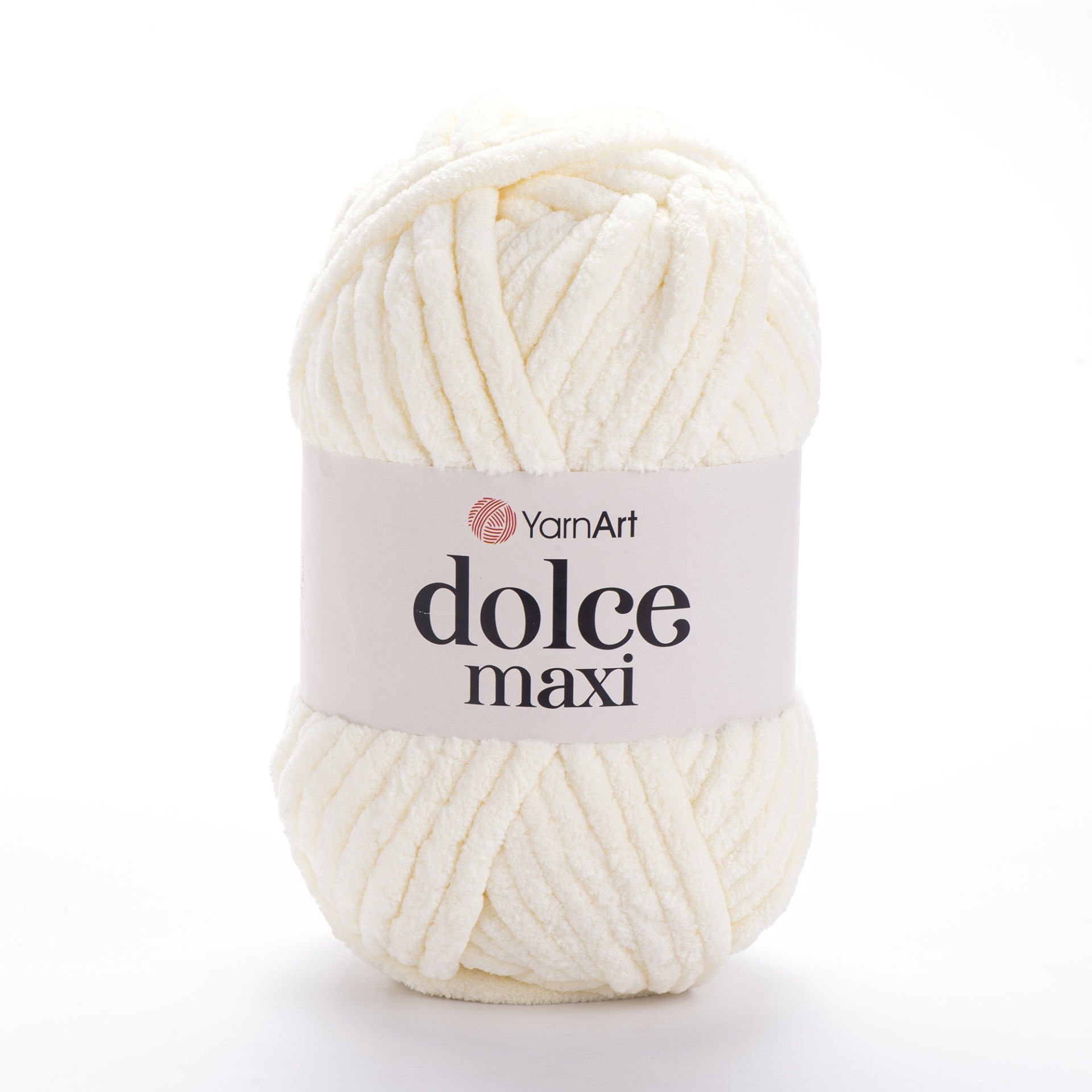 YARNART DOLCE MAXI - KADİFE EL ÖRGÜ İPİ KIRIK BEYAZ - 745
