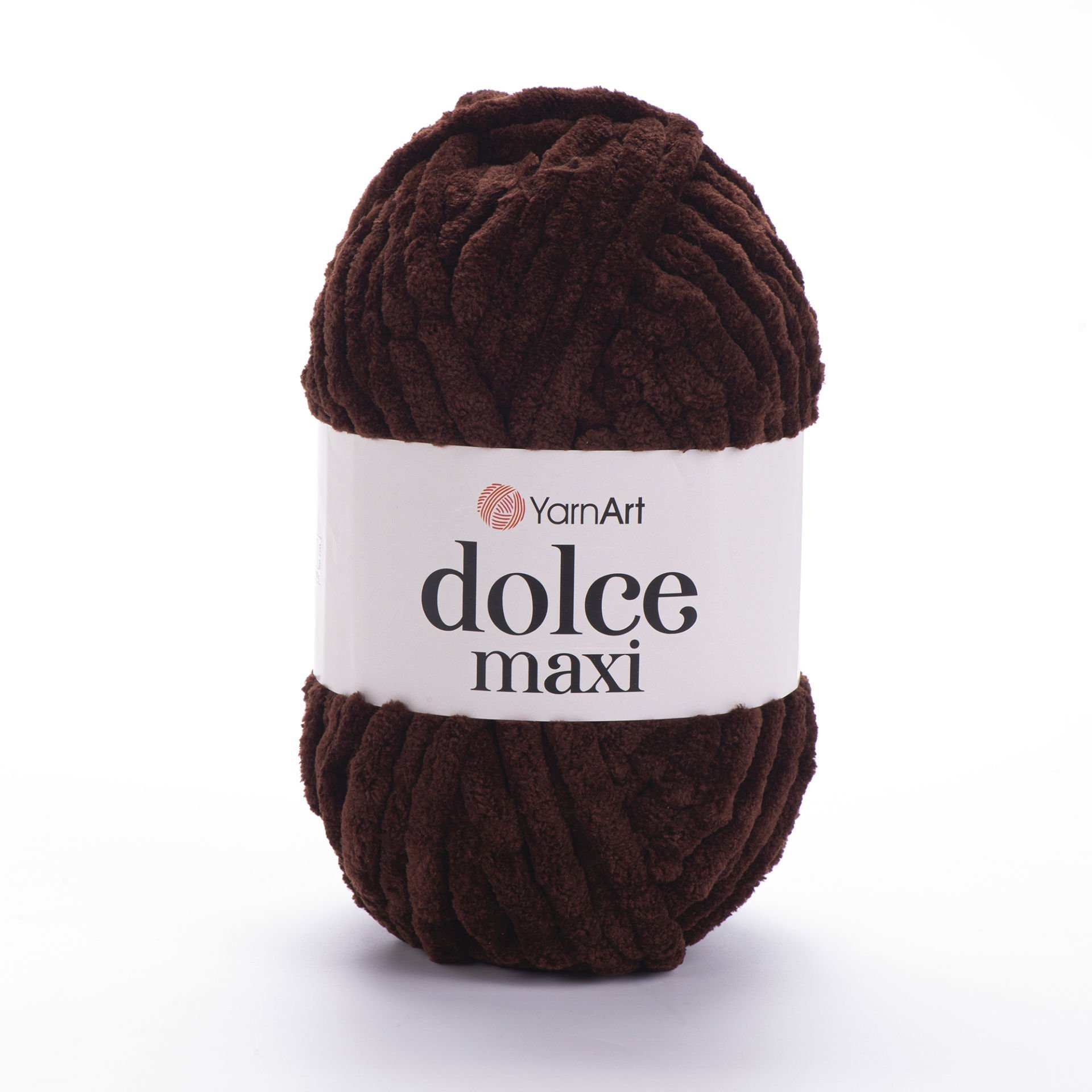 YARNART DOLCE MAXI - KADİFE EL ÖRGÜ İPİ KOYU KAHVERENGİ - 775