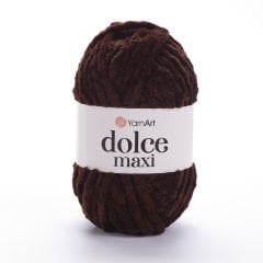 YARNART DOLCE MAXI - KADİFE EL ÖRGÜ İPİ KOYU KAHVERENGİ - 775