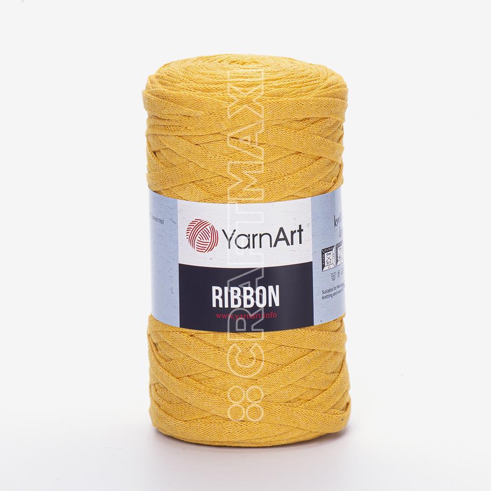 YARNART RIBBON - AKSESUAR EL ÖRGÜ İPİ KOYU SARI - 764
