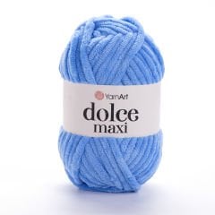 YARNART DOLCE MAXI - KADİFE EL ÖRGÜ İPİ MAVİ - 777