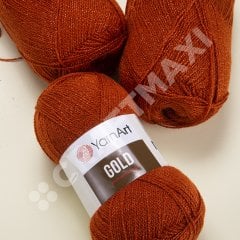 YARNART GOLD - SİMLİ EL ÖRGÜ İPİ SİYAH-RENKLİ SİMLİ - 9034